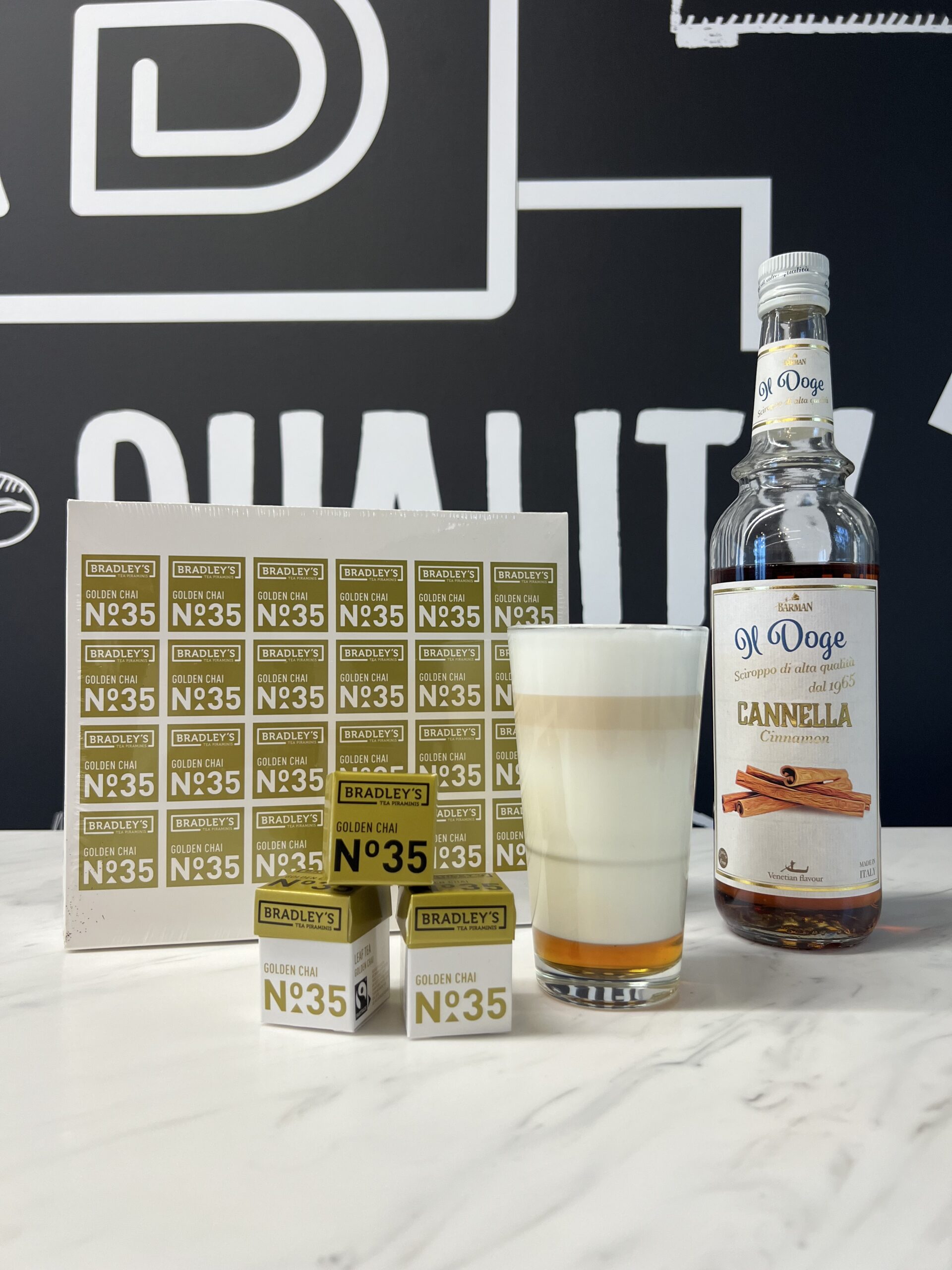 Chai latte recept horeca