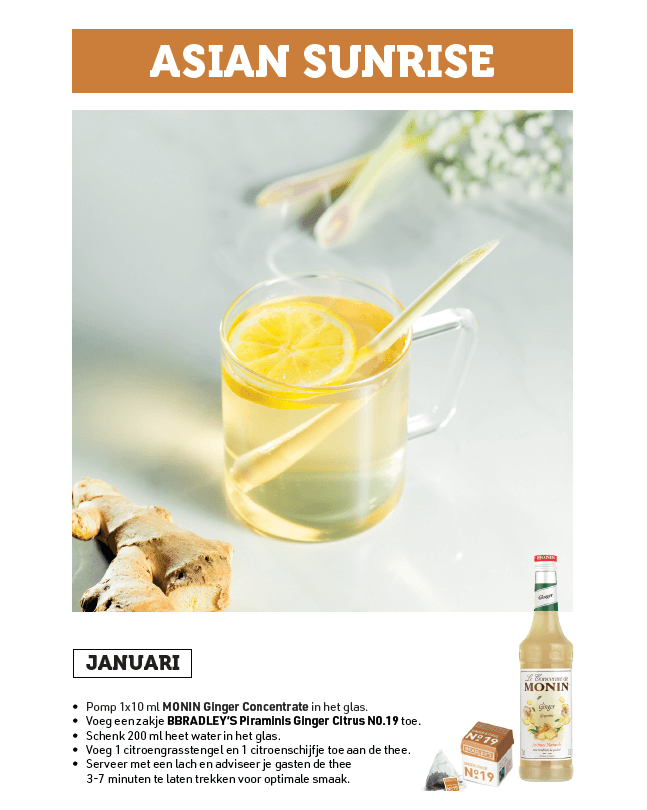 Recept warme drankenkaart gember